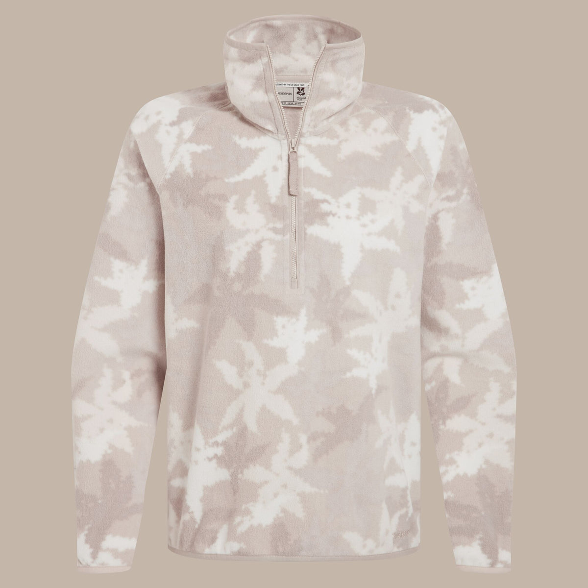 CRAGHOPPERS Women's Reedmace Half Zip Fleece - Cream