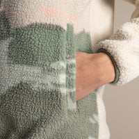 CRAGHOPPERS Women's Rosemary II Overhead Fleece - Oyster Print