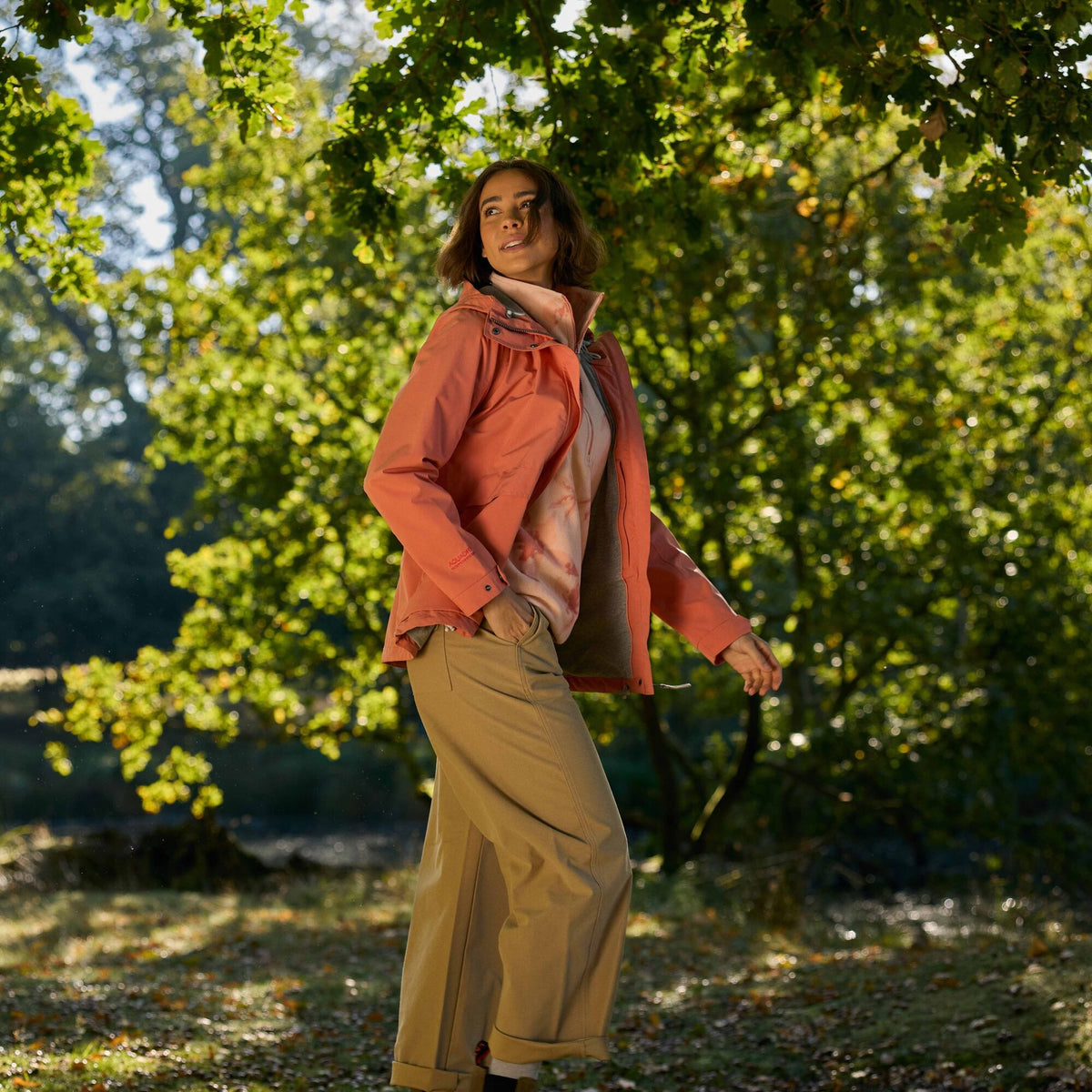 CRAGHOPPERS Women's Cinquefoil Waterproof Jacket - Coral