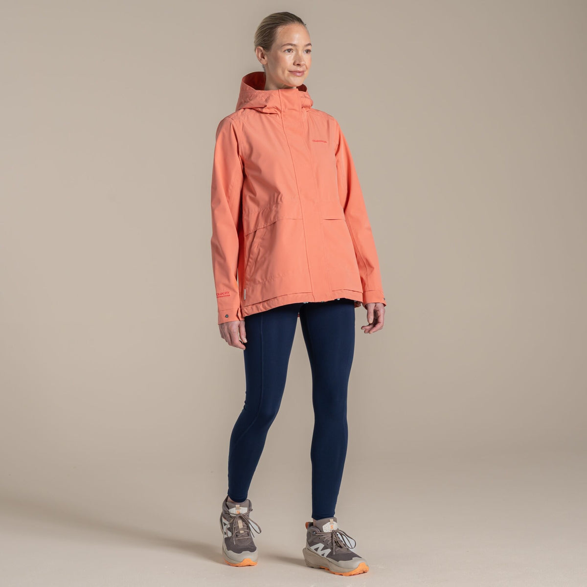 CRAGHOPPERS Women's Cinquefoil Waterproof Jacket - Coral