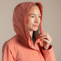CRAGHOPPERS Women's Cinquefoil Waterproof Jacket - Coral