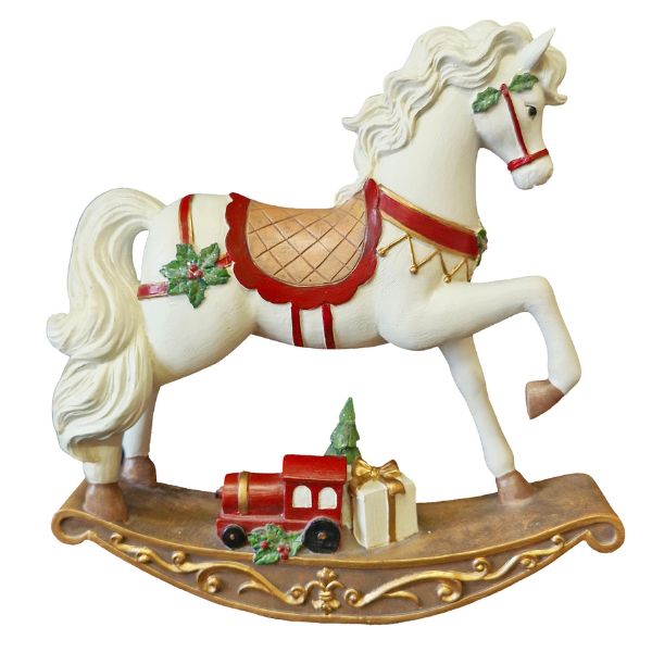 WGP Christmas Rocking Horse Ornament 30cm
