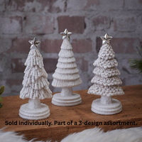 LANGS Christmas Tree Glittery Ornament 16.5cm - 1Pc