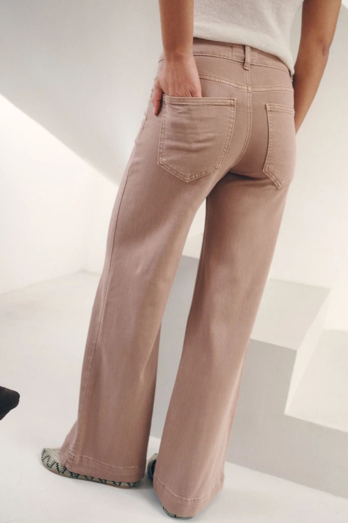 COPE CLOTHING Naelle Wide Jeans - Copper