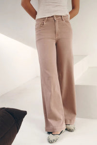 COPE CLOTHING Naelle Wide Jeans - Copper