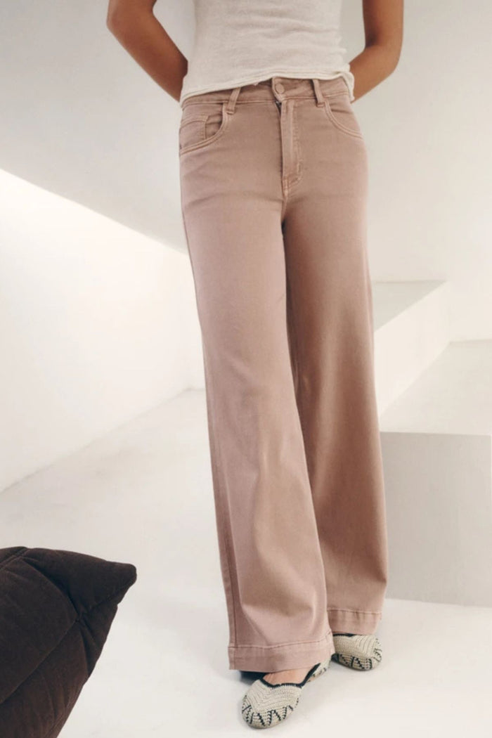 COPE CLOTHING Naelle Wide Jeans - Copper