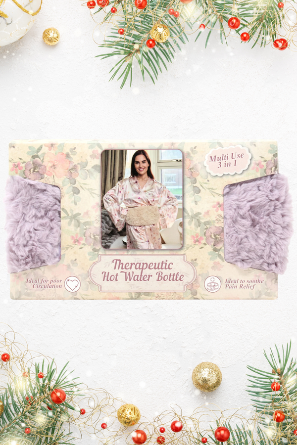 SOMETHING SPECIAL Therapeutic Hot Water Bottle Gift Box - Purple