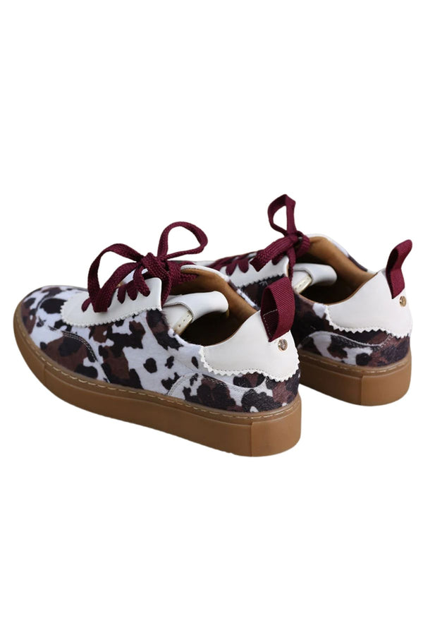 RANT & RAVE Ciara Cow Print Trainer