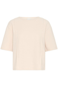 ICHI Nesleya Casual Fit Top - Cream