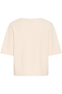 ICHI Nesleya Casual Fit Top - Cream