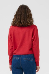 CULTURE Annemarie Batwing Jumper - Chilli Red
