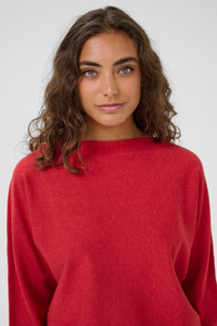 CULTURE Annemarie Batwing Jumper - Chilli Red