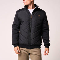 CARABOU Men's Cumbria Quilted Jacket - Black
