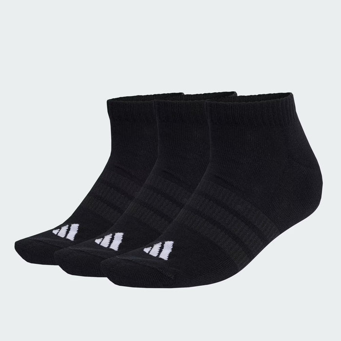 ADIDAS Cushioned Essentials Low Cut Socks 3-Pack - Black | KD6720