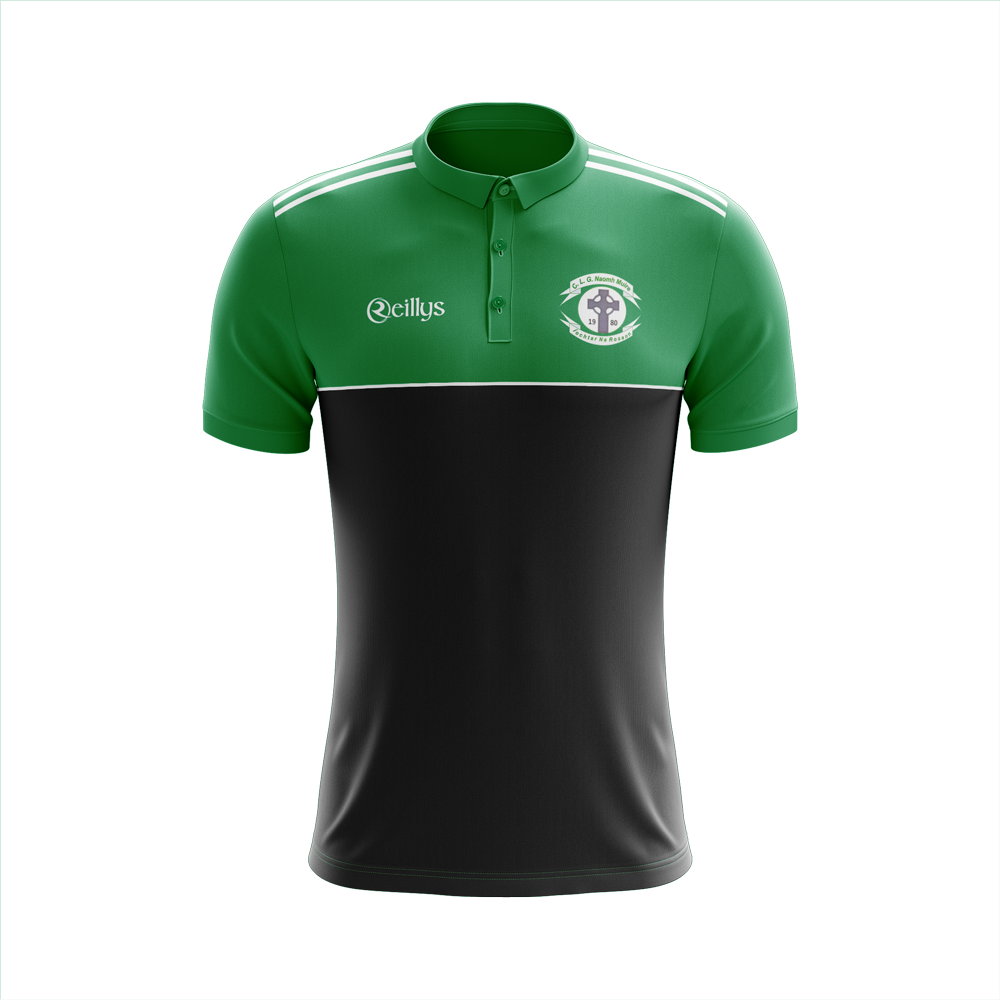 NAOMH MUIRE : Adults GAA Polo Shirt 2025/26 - Green