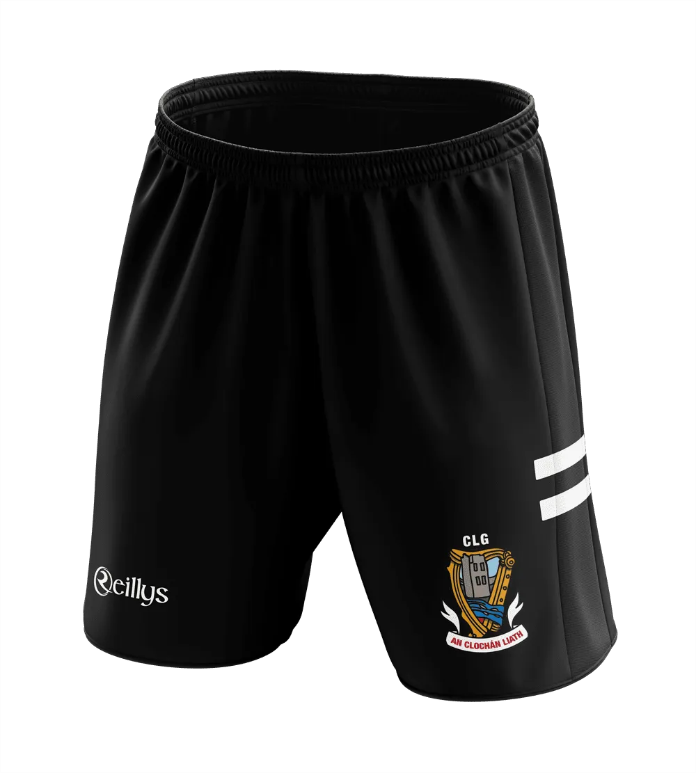 CLG An Clochan Liath - Dungloe GAA Kids Leisure Shorts - Black