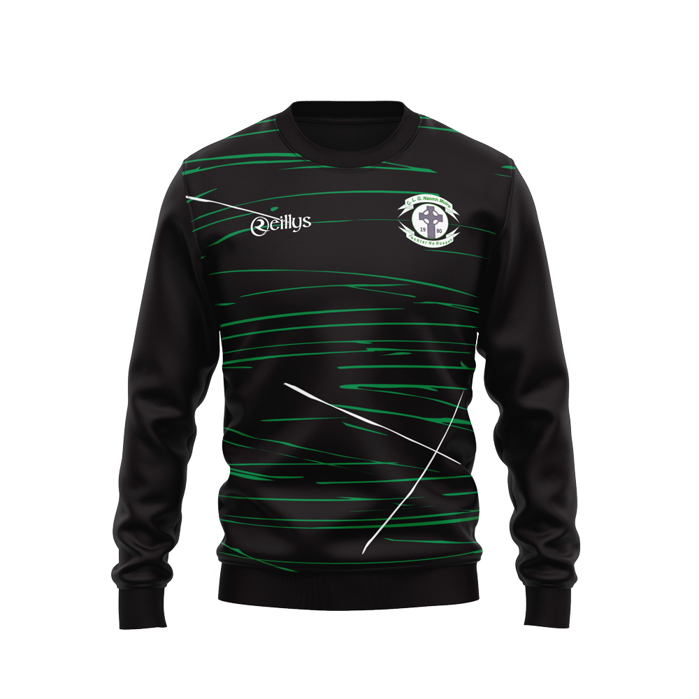 NAOMH MUIRE : Kid's GAA Crewneck Jumper - Black