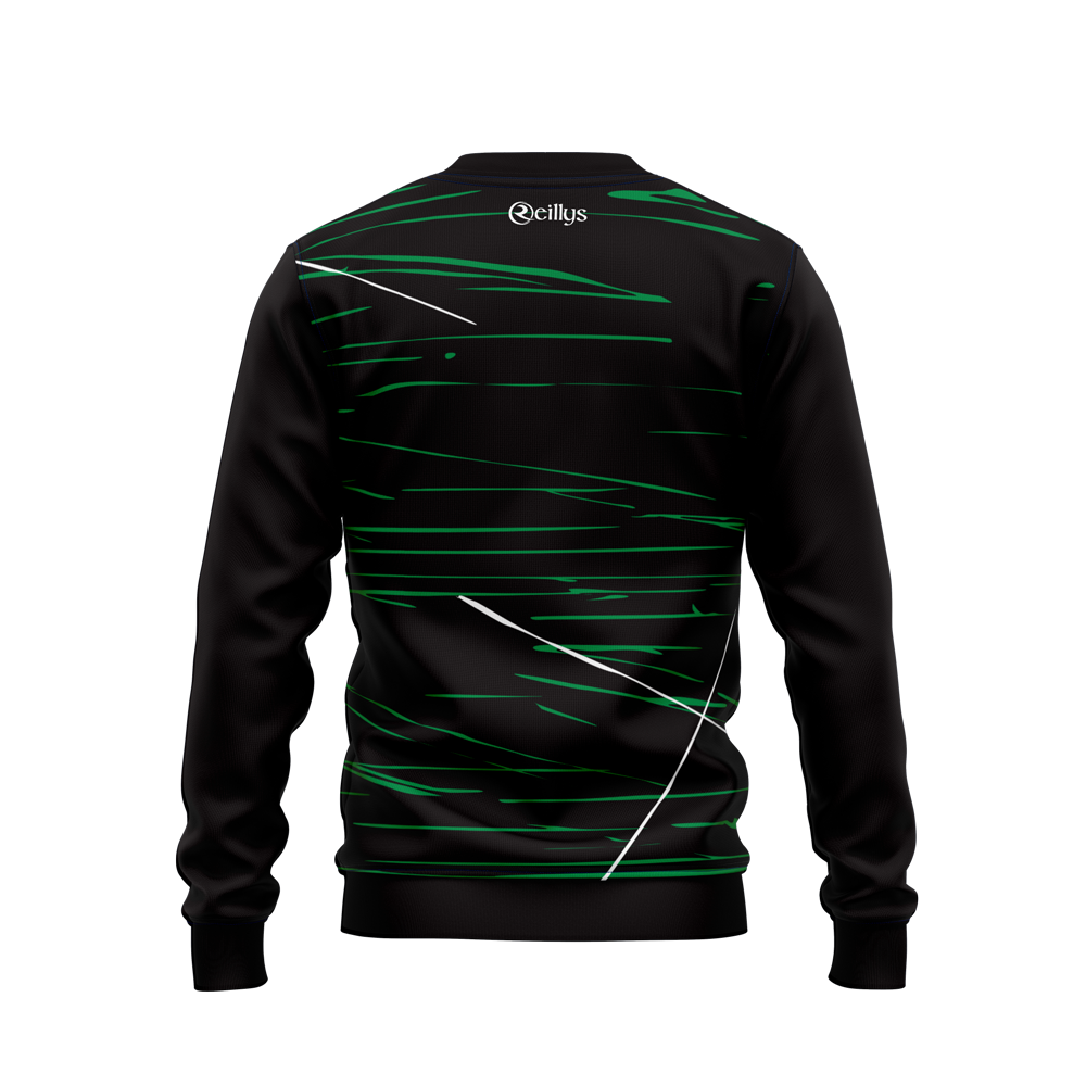 NAOMH MUIRE : Adult's GAA Crewneck Jumper - Black