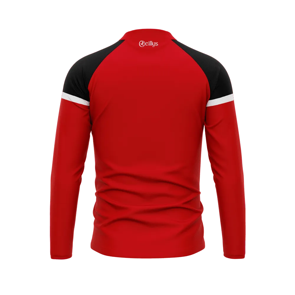 CLG An Clochan Liath - Dungloe GAA Kids Half Zip Top - Red