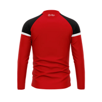 CLG An Clochan Liath - Dungloe GAA Kids Half Zip Top - Red