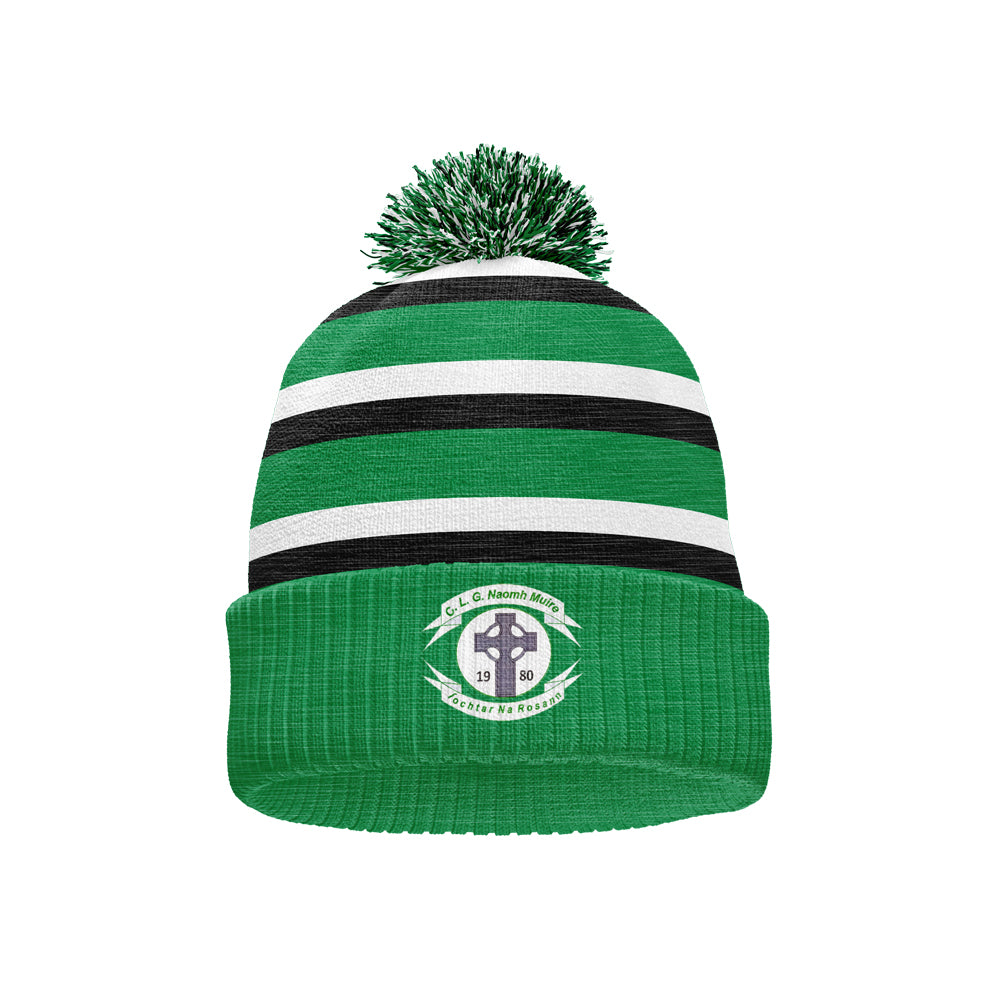 NAOMH MUIRE Adult's Naomh Muire GAA Bobble Hat - Green