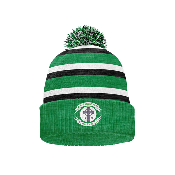 NAOMH MUIRE Adult's Naomh Muire GAA Bobble Hat - Green