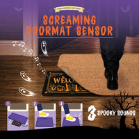 LEGAMI Undermat with Sound Effects - Halloween Screaming Doormat
