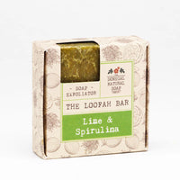 DONEGAL NATURAL SOAP Lime & Spirulina Loofah Natural Soap 140g