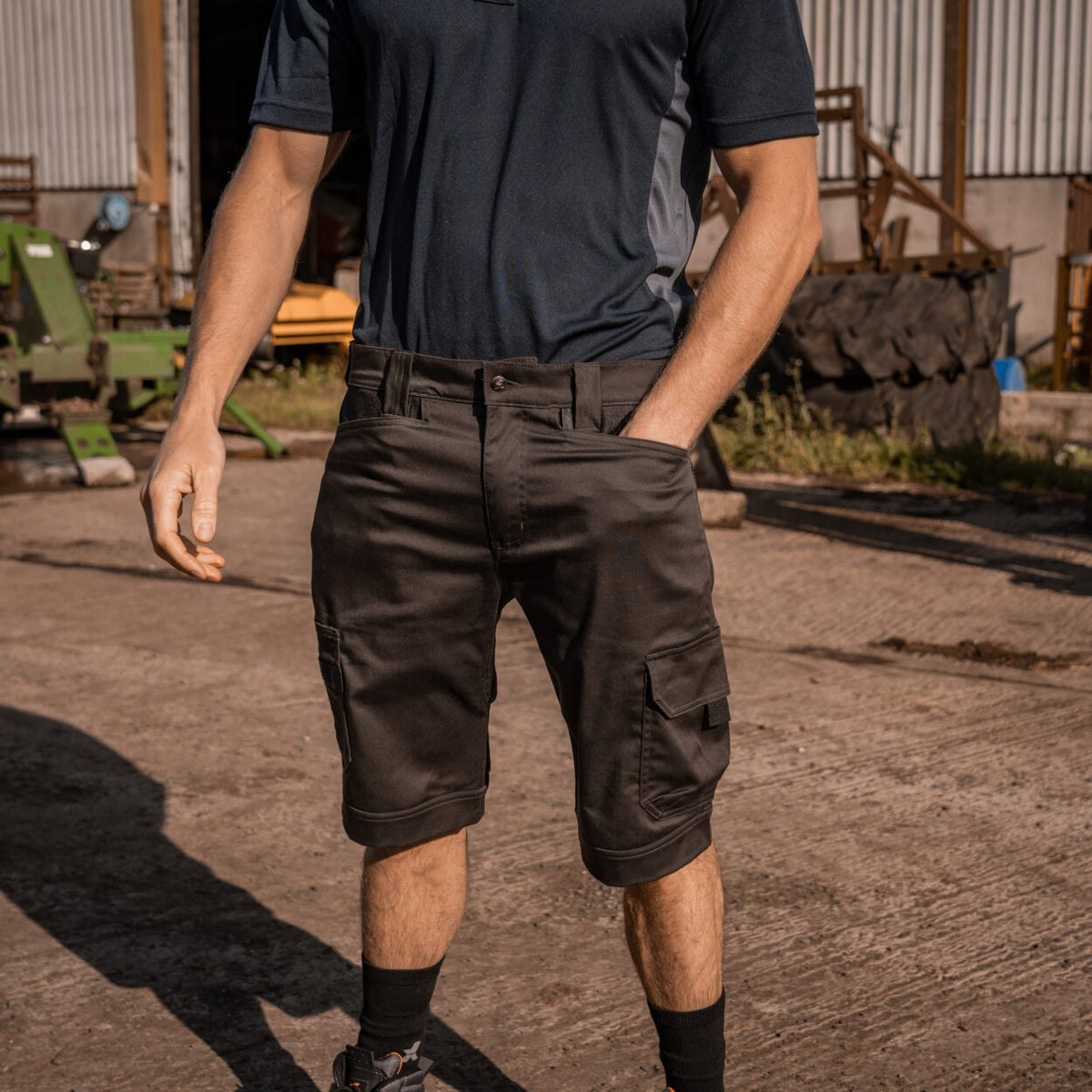 XPERT Pro Stretch Work Short - Grey/Black