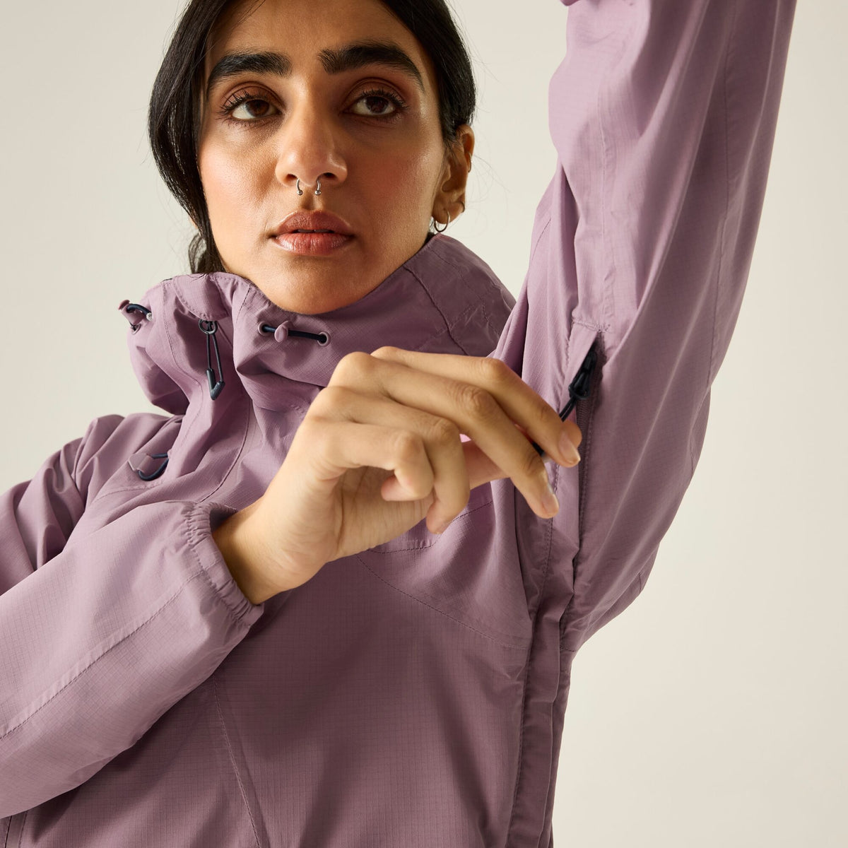 DARE 2B Women's Breathe Easy 2.5 Layer Waterproof Jacket - Mauve