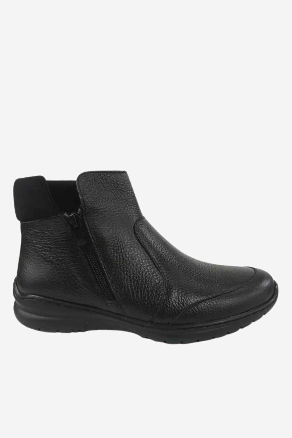 SOFTMODE Women's Daisy 2-Zip Boot - Black