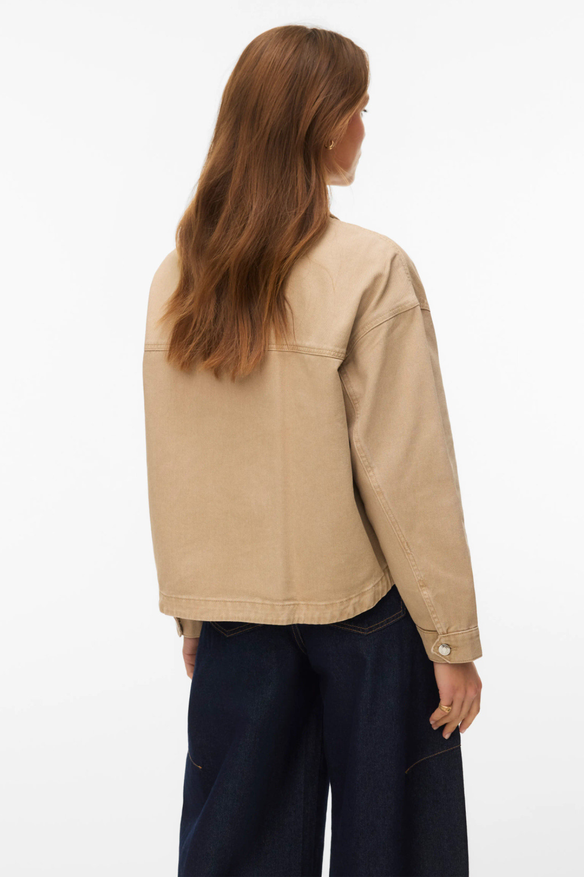 VERO MODA Jamie Denim Shacket - Mink