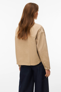 VERO MODA Jamie Denim Shacket - Mink