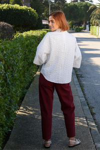 RANT & RAVE Diane Coloured Jeans - Rosewood