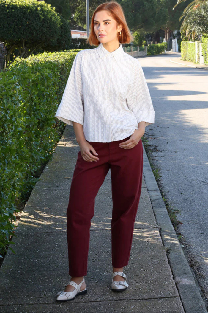 RANT & RAVE Diane Coloured Jeans - Rosewood