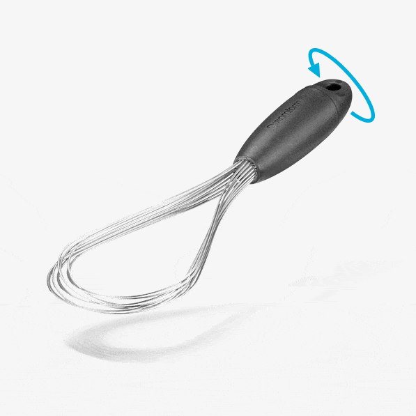 DREAMFARM Flisk - Fold Flat Balloon Whisk - Black