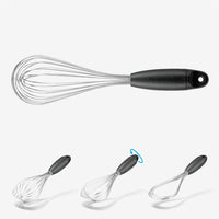 DREAMFARM Flisk - Fold Flat Balloon Whisk - Black