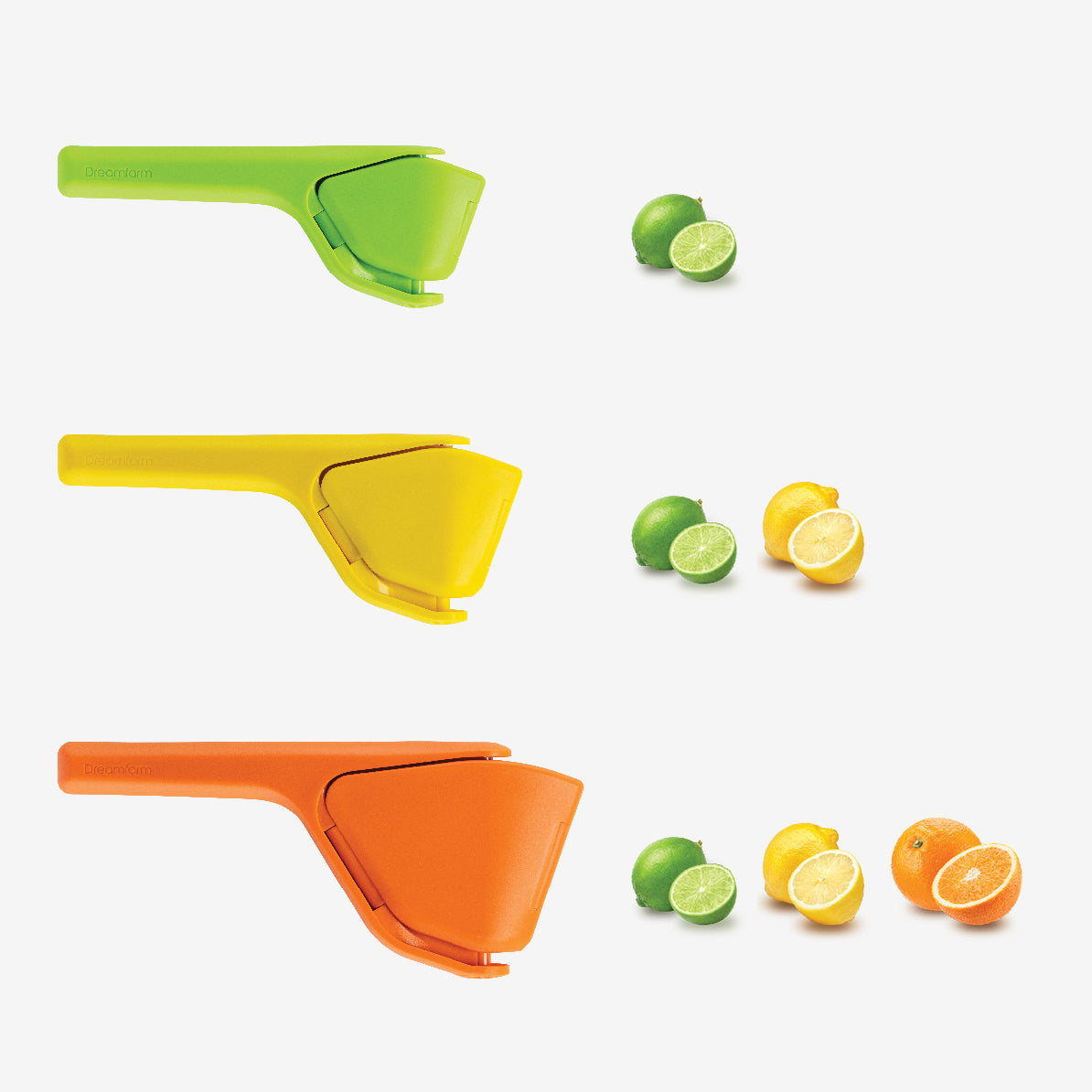 DREAMFARM Fluicer - Fold Flat Easy Juicer - Lemon