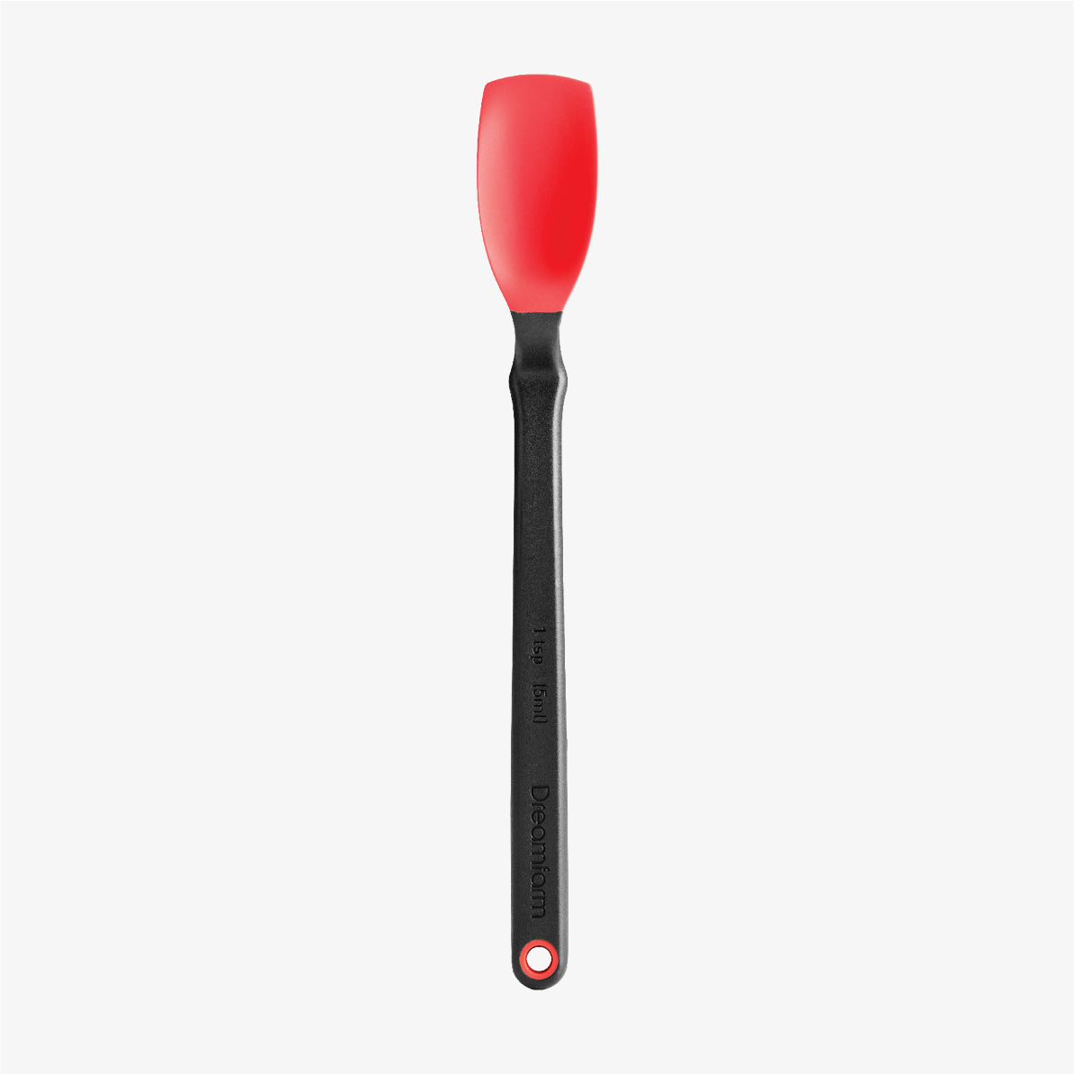 DREAMFARM Mini Supoon - Sit Up Scraping Spoon - Red