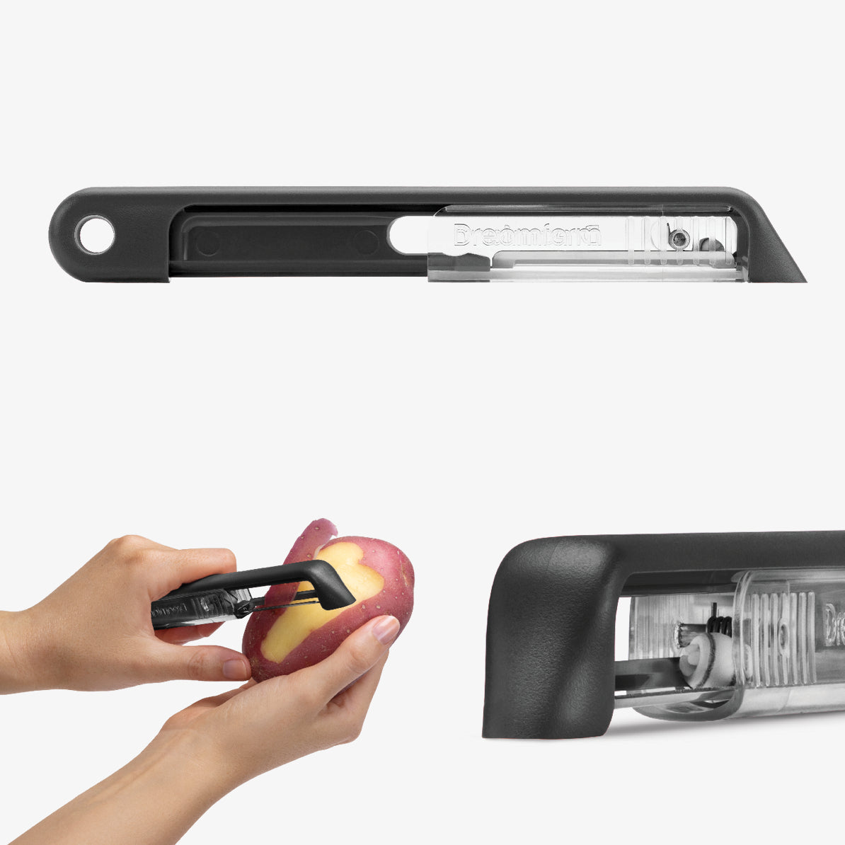 DREAMFARM Sharple - Safe Sharpening Safety Peeler