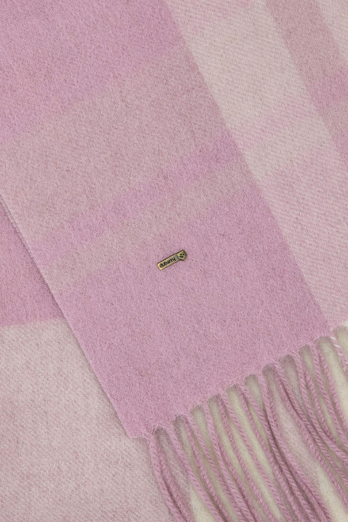 DUBARRY Kinvara Wool Check Scarf - Rose