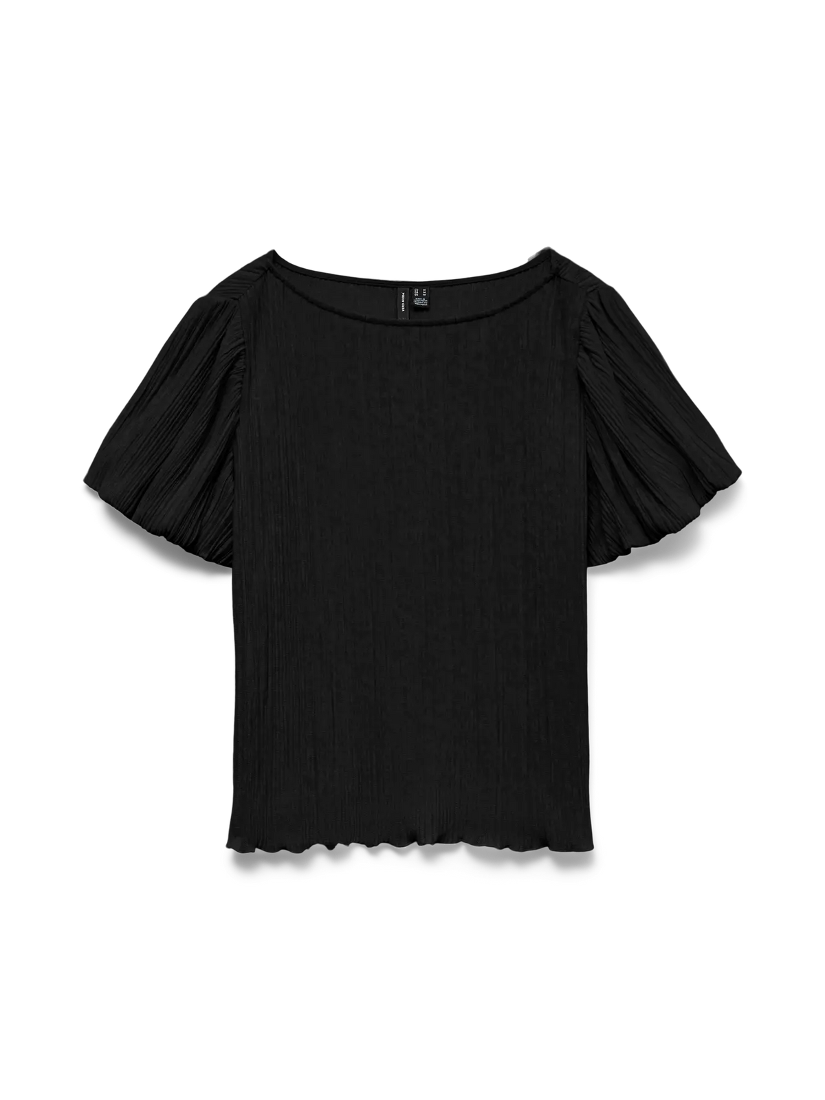 VERO MODA Leika Boatneck Top - Black