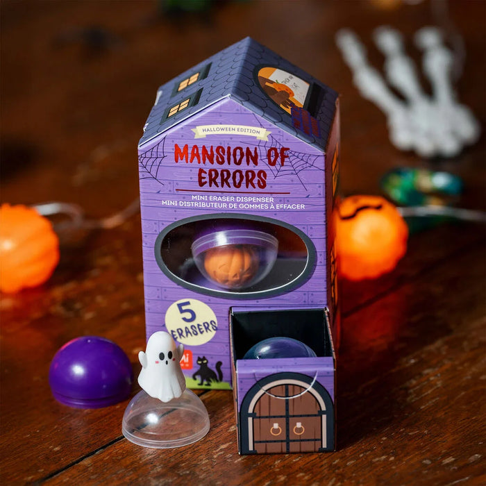 LEGAMI Halloween Mini Eraser Dispenser - Mansion of Errors