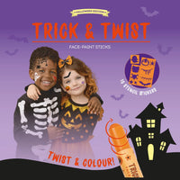 LEGAMI Halloween Set of Six Face-Paint Sticks - Trick & Twist
