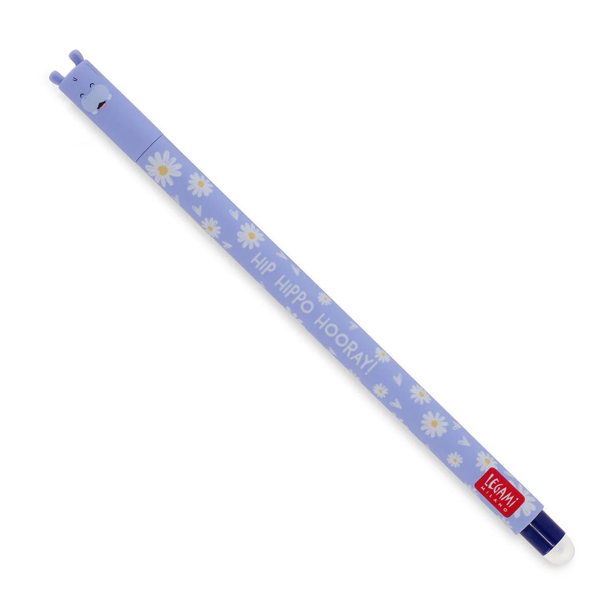 LEGAMI Hip Hippo Hooray! Hippo Erasable Pen - Blue