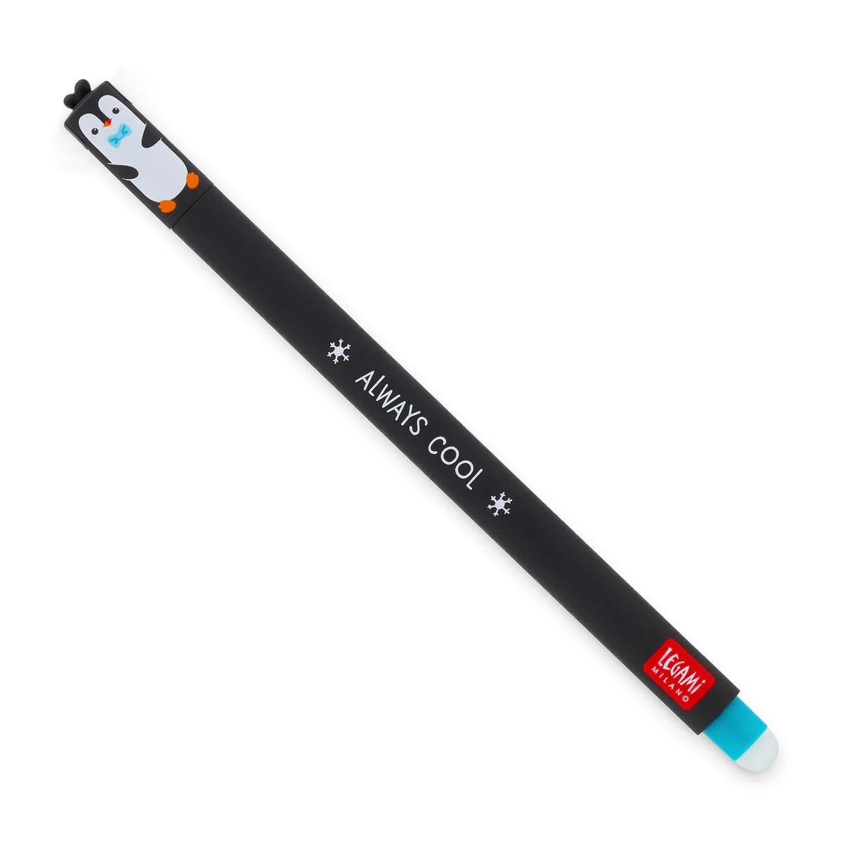 LEGAMI Always Cool Penguin Erasable Pen - Turquoise