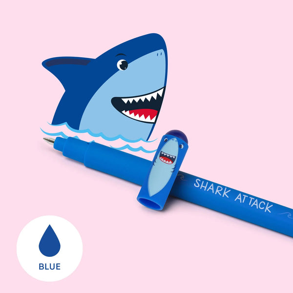 LEGAMI Shark Attack Erasable Gel Pen - Erasable Pen