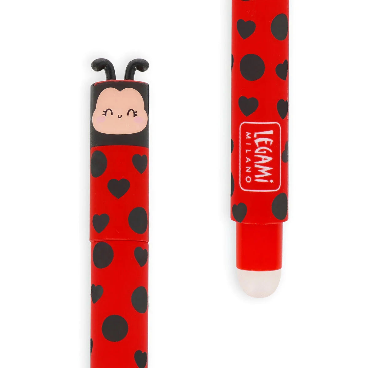 LEGAMI "Get Lucky" Ladybug Erasable Gel Pen - Erasable Pen