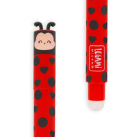 LEGAMI "Get Lucky" Ladybug Erasable Gel Pen - Erasable Pen