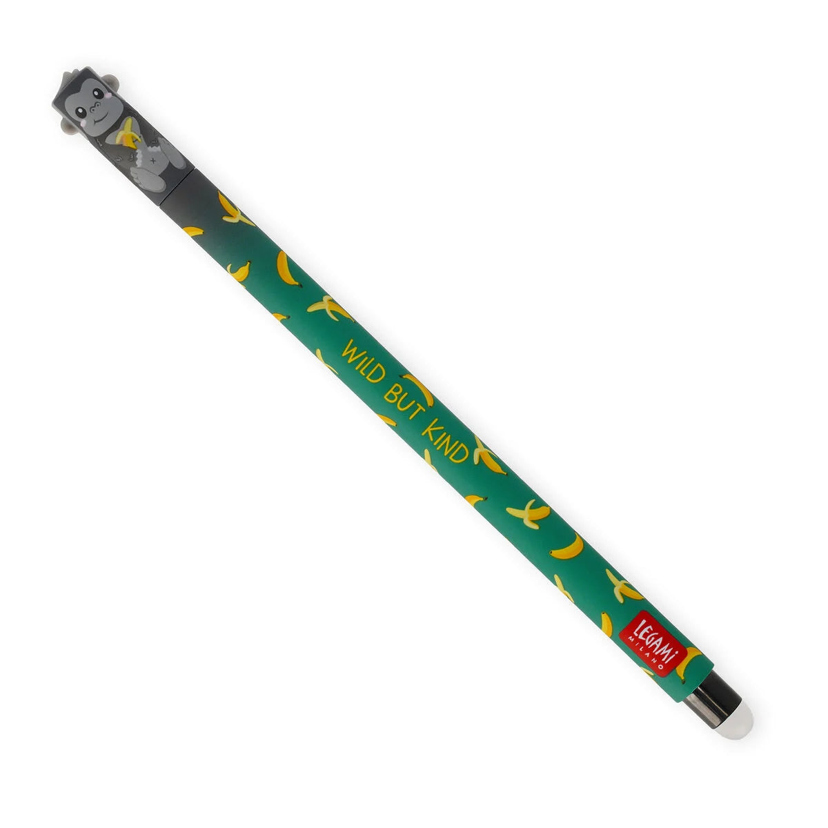 LEGAMI Wild but Kind Gorilla Erasable Pen - Black